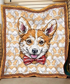 Dog Blanket Personalized Quilt Bedding Set, Perfect for Bedroom Decor and Family Gifts