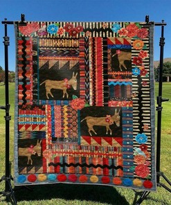 Donkey Quilt Bedding Set Bedroom Decor, Gifts for Family