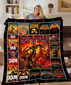 Doom Game Quilt Bedding Set Blanket Gift Birthday Christmas For Fans Doom Eternal Union