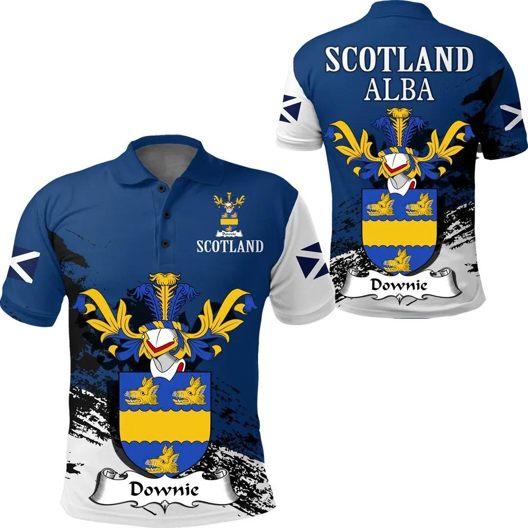 Downie or Downey Scottish Family Crest Scotland Special Polo Shirt - Golf Shirt