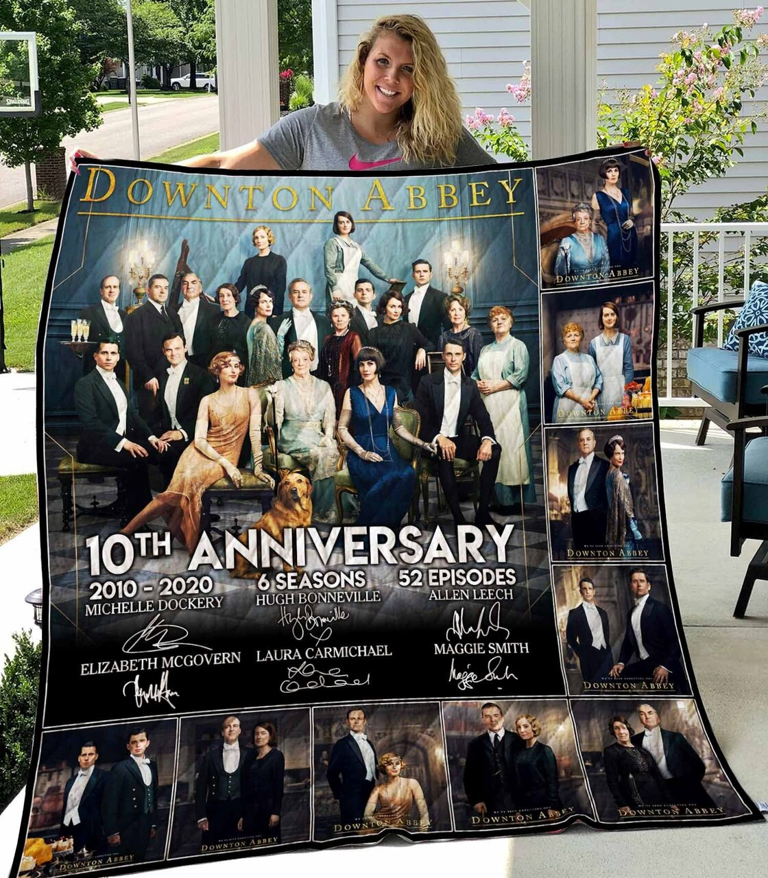 Downton Abbey Fans Must Have Quilt Bedding Set - Personalized Gift