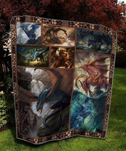 Dragon Patterned Quilt Bedding Set for Personalized Bedroom Decor