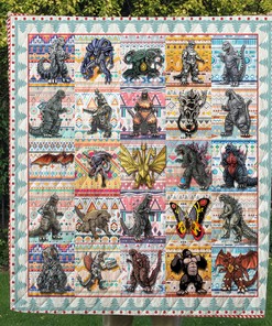 Dragon Quilt Bedding Set Bedroom Decor Gifts for Dragon Lovers