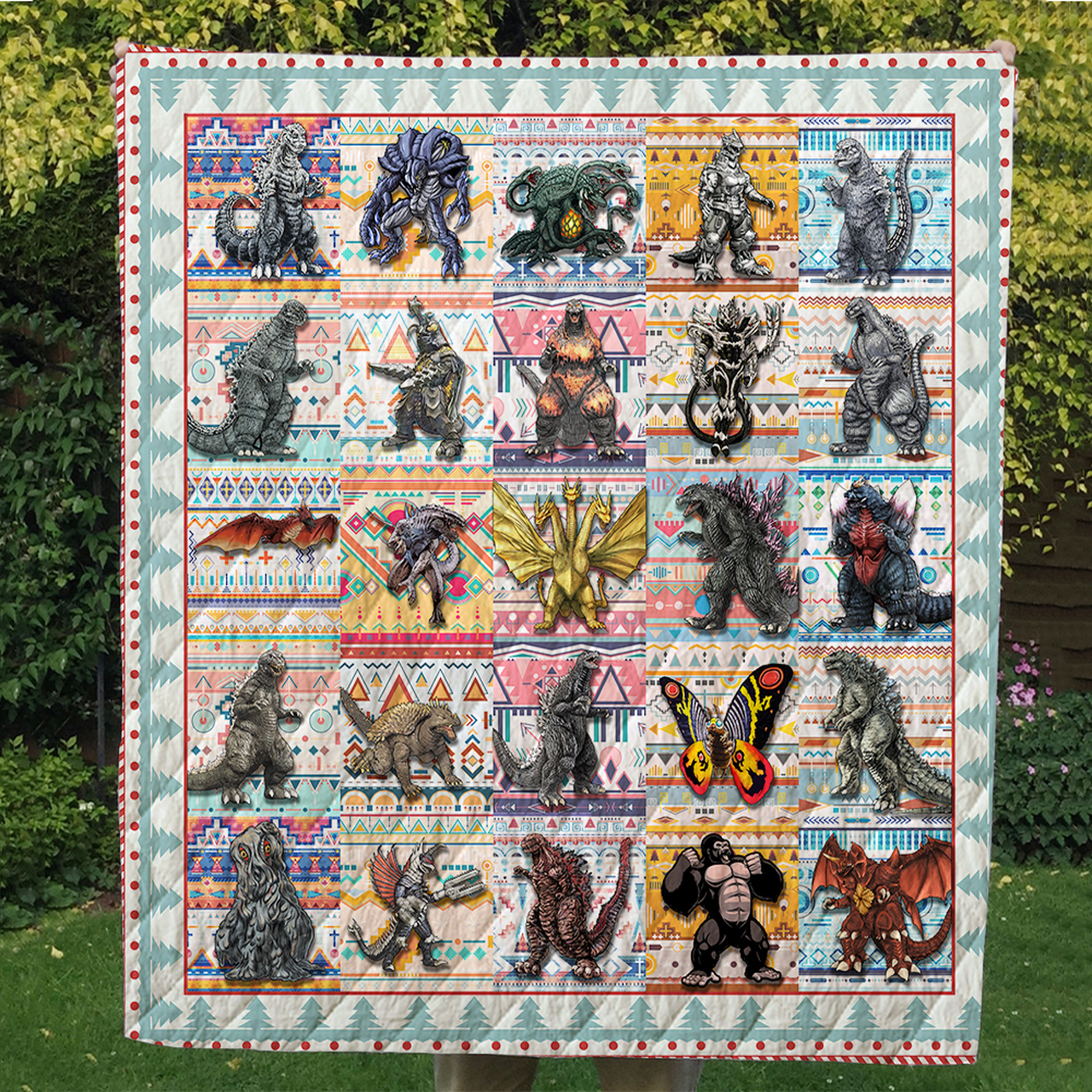 Dragon Quilt Bedding Set Bedroom Decor Gifts for Dragon Lovers