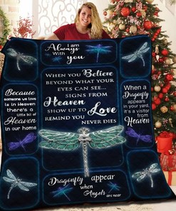 Dragonfly Dreams Quilt Blanket Set for a Magical Home Decoration - Gifts for Family