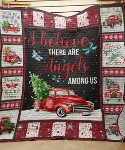 Dragonfly Red Truck Quilt Bedding Set Perfect for Bedroom Decor and Family Gifts
