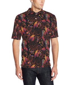 Dream Catcher Native American Men Polo Shirt