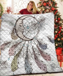 Dreamcatcher Quilt Bedding Set with Personalized Name for Home Decoration and Family Gifts