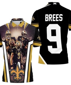 Drew Brees New Orleans Saints 3D Polo Shirt