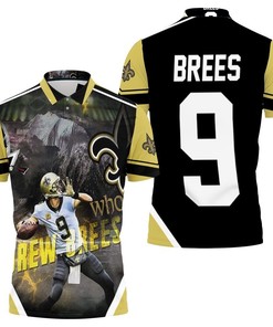 Drew Brees New Orleans Saints Atlanta Falcon Gameday Polo Shirt All-Over Print