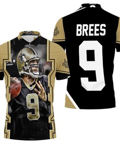 Drew Brees New Orleans Saints History Polo Shirt All-Over Print