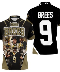 Drew Brees New Orleans Saints Team Polo Shirt
