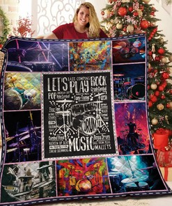 Drummer Quilt Bedding Set Bedroom Decor, Gifts for Family