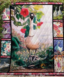 Duck Duck Goose Personalized Quilt Bedding Set, Great for Home Decoration and Family Gifts