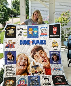 Dumb And Dumber Poster Quilt Bedding Set Blanket Bedroom Decor, Gifts for Family