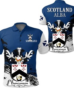Duncanson Scottish Family Crest Scotland Special Polo Shirt - Golf Shirt