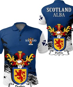 Duthie Scottish Family Crest Scotland Special Polo Shirt - Golf Shirt