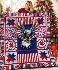 Eagle America Quilt Bedding Set - Great for Bedroom Decoration and Family Gifts