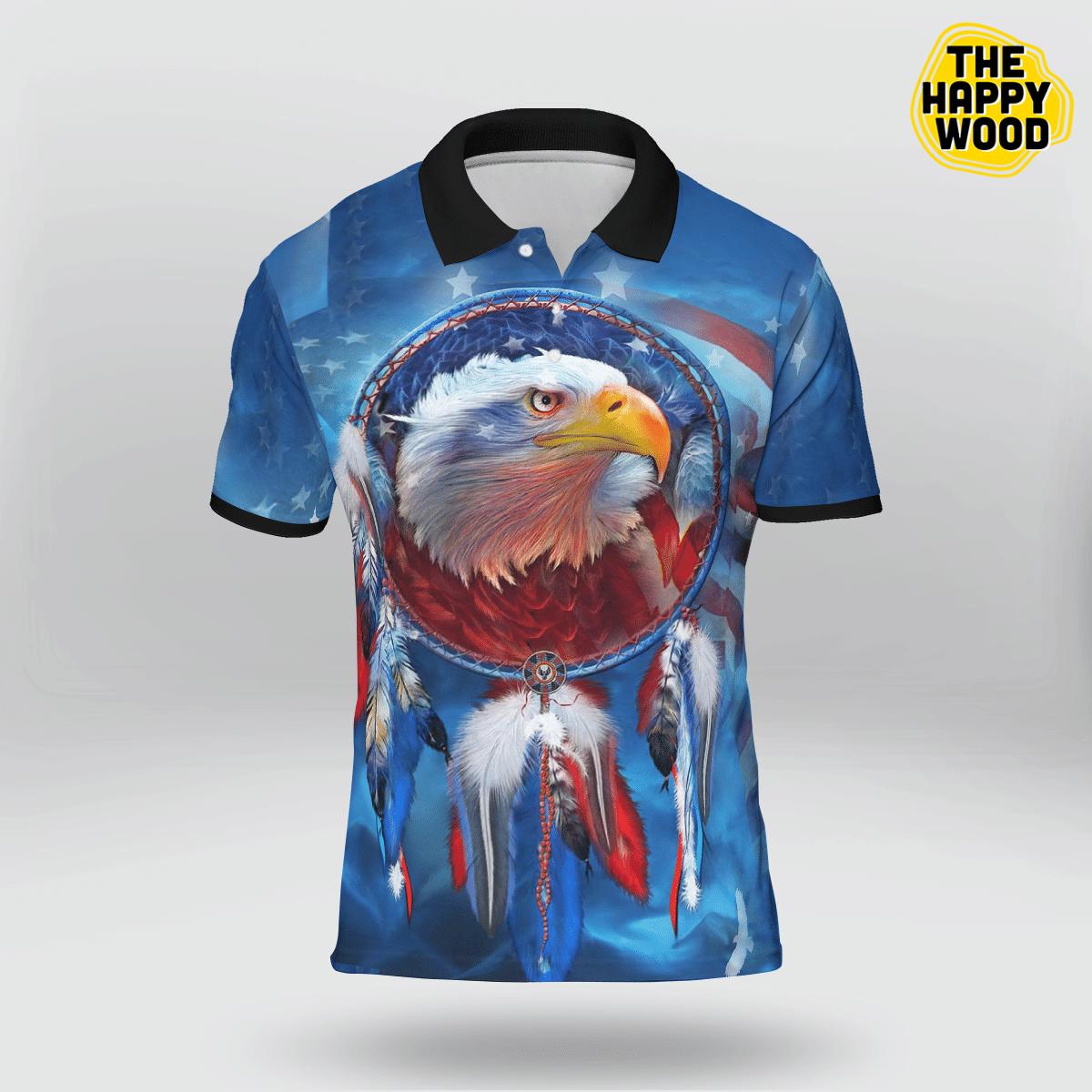 Eagle Native America Polo Shirt