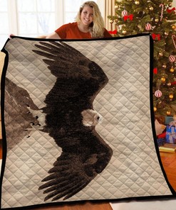 Eagle Quilt Bedding Set for Home Decoration and Picnic, Gifts for Family