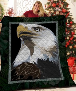 Eagle Quilt Bedding Set with Personalized Name, Perfect for Home Decoration and Picnic