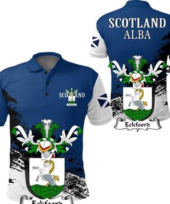 Eckfoord Scottish Family Crest Scotland Special Polo Shirt - Golf Shirt