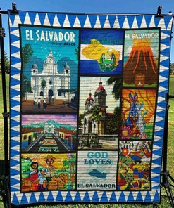 El Salvador Tg030715A Tbg Quilt Bedding Set Perfect for Home Decor and Family Gifts