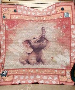 Elephant Dreams Quilt Bedding Set Blanket for Cozy Home Decor - Gifts for Family
