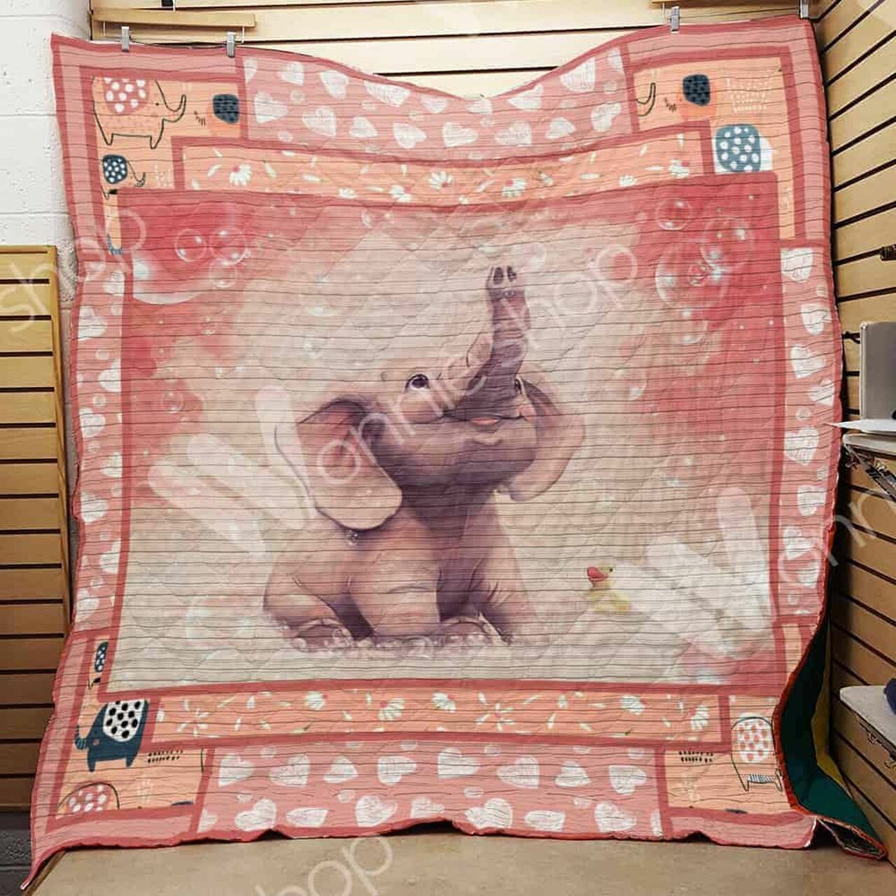 Elephant Dreams Quilt Bedding Set Blanket for Cozy Home Decor - Gifts for Family
