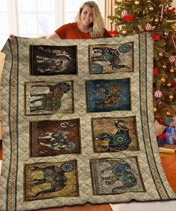 Elephant Quilt and Bed Set - Suitable for Home Decoration and Family Gifts