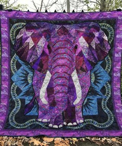 Elephant Tu090707A Tbg Quilt Bedding Set Blanket Bedroom Decor, Gifts for Family