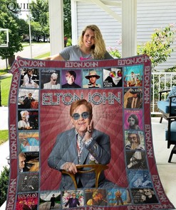 Elton John Quilt Blanket #23