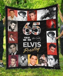 Elvis Presley Timeless Music Personalized Quilt Bedding Set for Bedroom Decor and Family Gifts