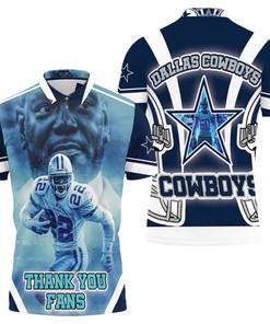 Emmitt Smith 22 Dallas Cowboys Nfc East Division Champions Super Bowl 2021 Thank You Fans 3D Polo Shirt