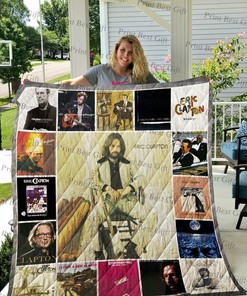 Eric Clapton Albums Cover Poster Quilt Bedding Set Blanket Bedroom Decor, Gifts for Family