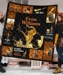 Evan Williams All I Need Is Whisky Gift Idea Quilt Bedding Set Bedroom Decor, Gifts for Family