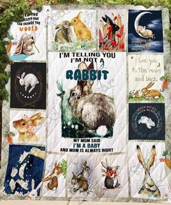 Even The Smallest One Can Change The World Rabbit Blanket Quilt Bedding Set