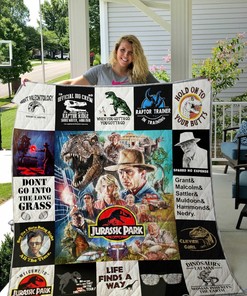 Experience the Thrill of Jurassic Park with Quilt Bedding Set Blanket, Gifts for Family