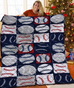 Express Your Love for Baseball with Personalized Quilt Bedding Set, Gifts for Family