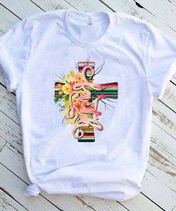 Faith Serape T-Shirt - Serape Cross Christian Design
