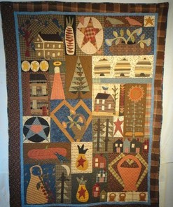 Fall Festival Quilt Bedding Set - Great for Bedroom Decoration and Family Gifts