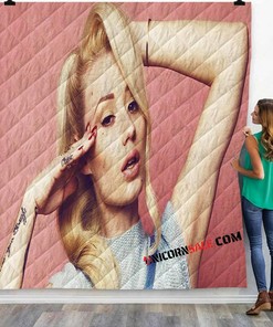Famous Rapper Iggy Azalea N 3D Customized Personalized Quilt Bedding Set Blanket
