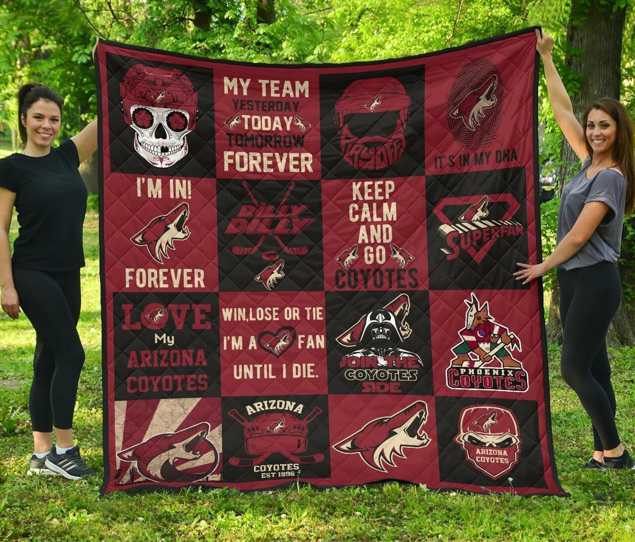 Fan Arizona Coyotes Amazing Fan Gift Idea Quilt Bedding Set Bedroom Decor, Gifts for Family