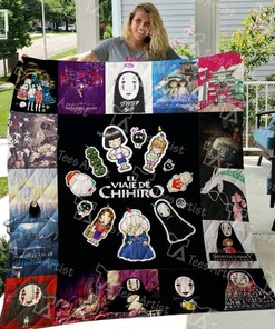 Fantasy-Themed Spirited Away Quilt Bedding Set Blanket - Suitable for Home Decor and Picnics