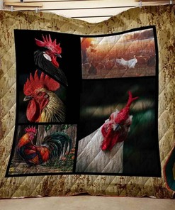 Farmer Chicken Style Personalized Quilt Bedding Set Blanket - Perfect Gifts for Family and Bedroom Decor