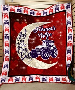 Farmer Quilt Bedding Set: Personalize with Your Name or Favorite Country Quote