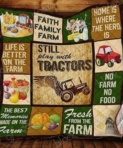 Farmer Quilt Bedding Set: Personalized Decor and Gift for Country Living