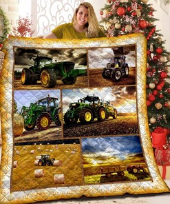 Farmer Quilt Blanket Bedding Set Bedroom Decor, Gifts for Family