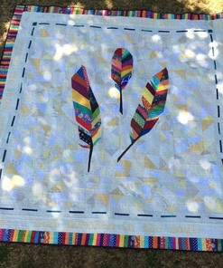Feather Quilt Bedding Set Bedroom Decor, Gifts for Family