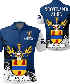 Fernie Scottish Family Crest Scotland Special Polo Shirt - Golf Shirt